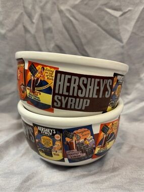 Vintage Hershey’s Syrup Ice Cream/Cereal Bowls - Set of 2
